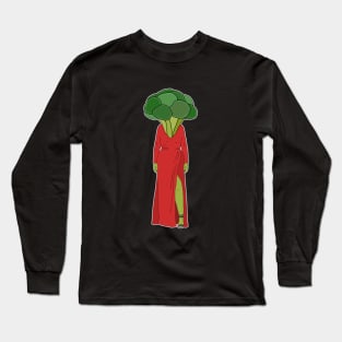 Broccoli Woman Long Sleeve T-Shirt